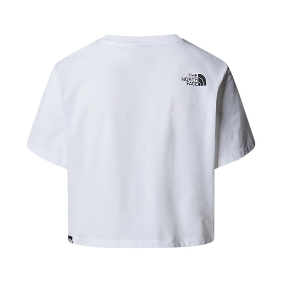 T-shirt Crop Simple Dome White NF0A87U4 WHITE THE NORTH FACE 