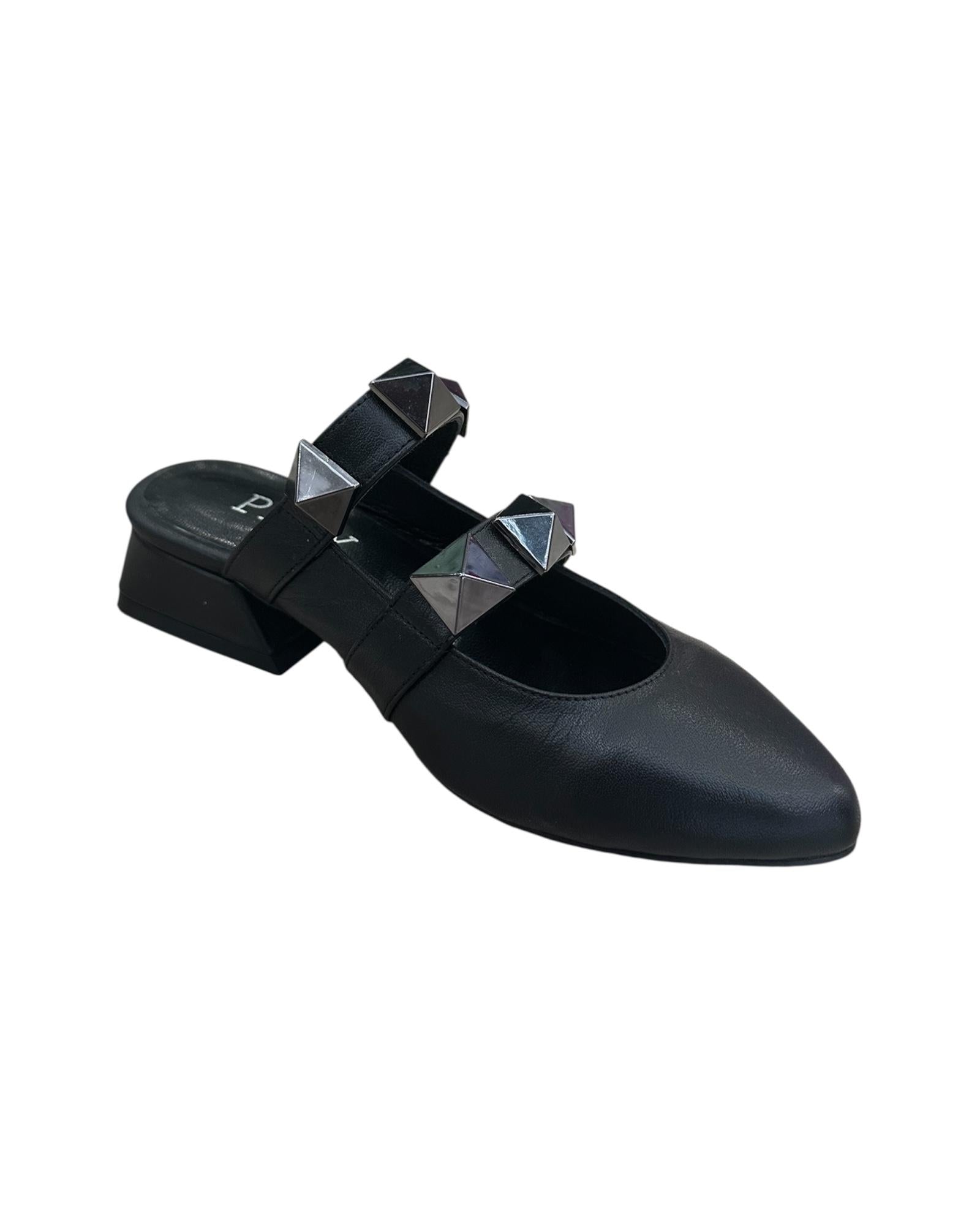 Sabot con fasce borchie Nero 2239505 BLACK PIXY 