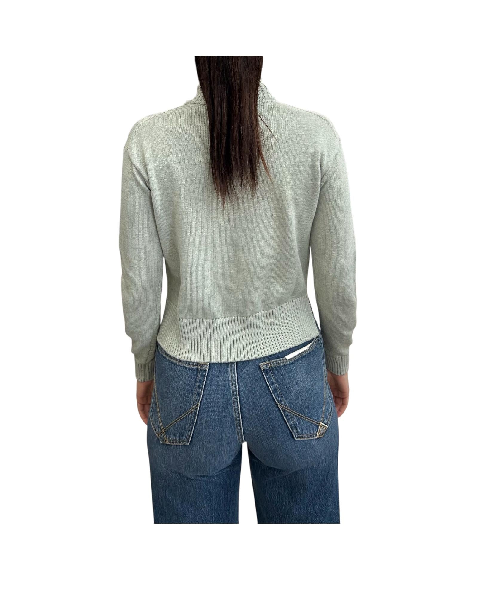 Maglione Agata Cotton Cashmere Grey Melange K81341W KA4 K-way 