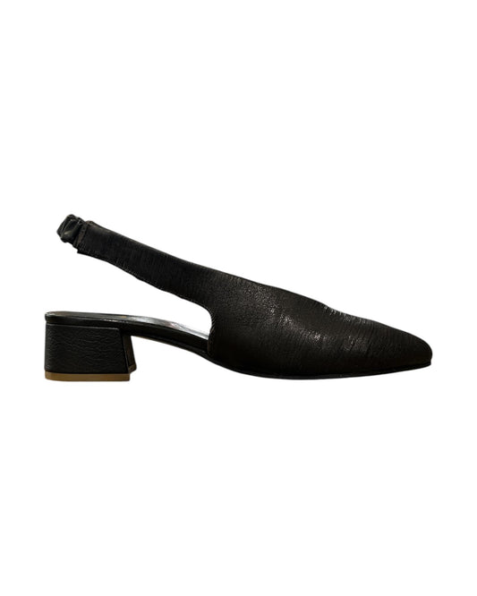 Slingback laminato Nero 181 21 INTAGLIATO NERO NICHE 