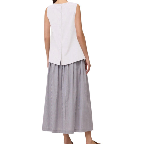 Top in popeline Bianco PCH DT9251 BIANCO OTTOD'AME 
