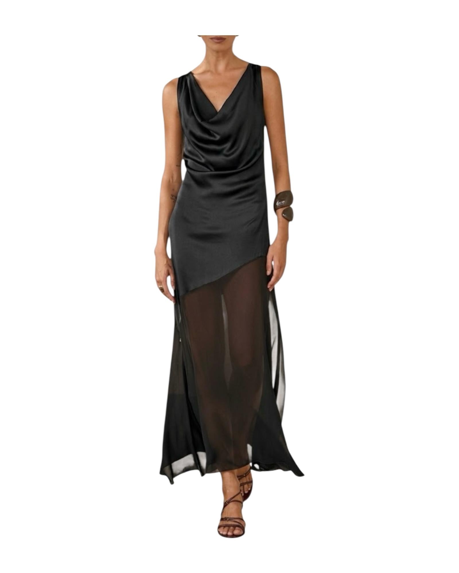 Abito in viscosa Nero W39F0085 NERO SOUVENIR 