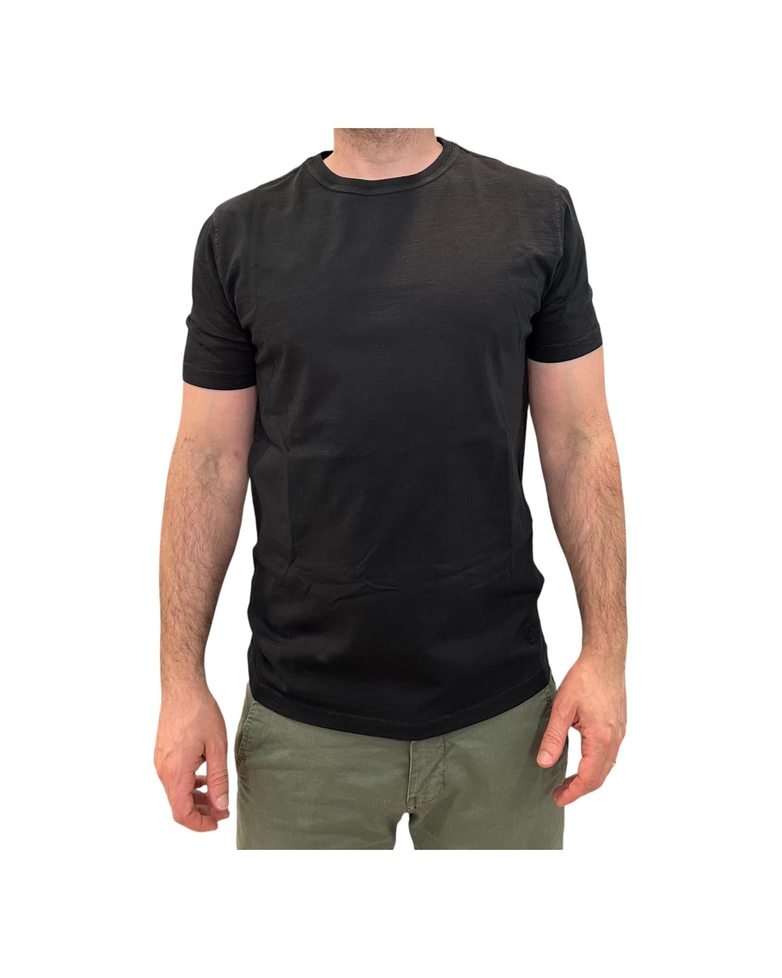 T-shirt uomo Eagle Lake Fiammata senza taschino black. 1009 BLACK BL'KER
