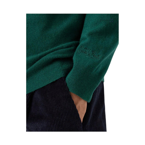 Maglione girocollo Heron Light con ricamo 15/0 battuta regolare! HER0024 03403I MC2 SAINT BARTH 