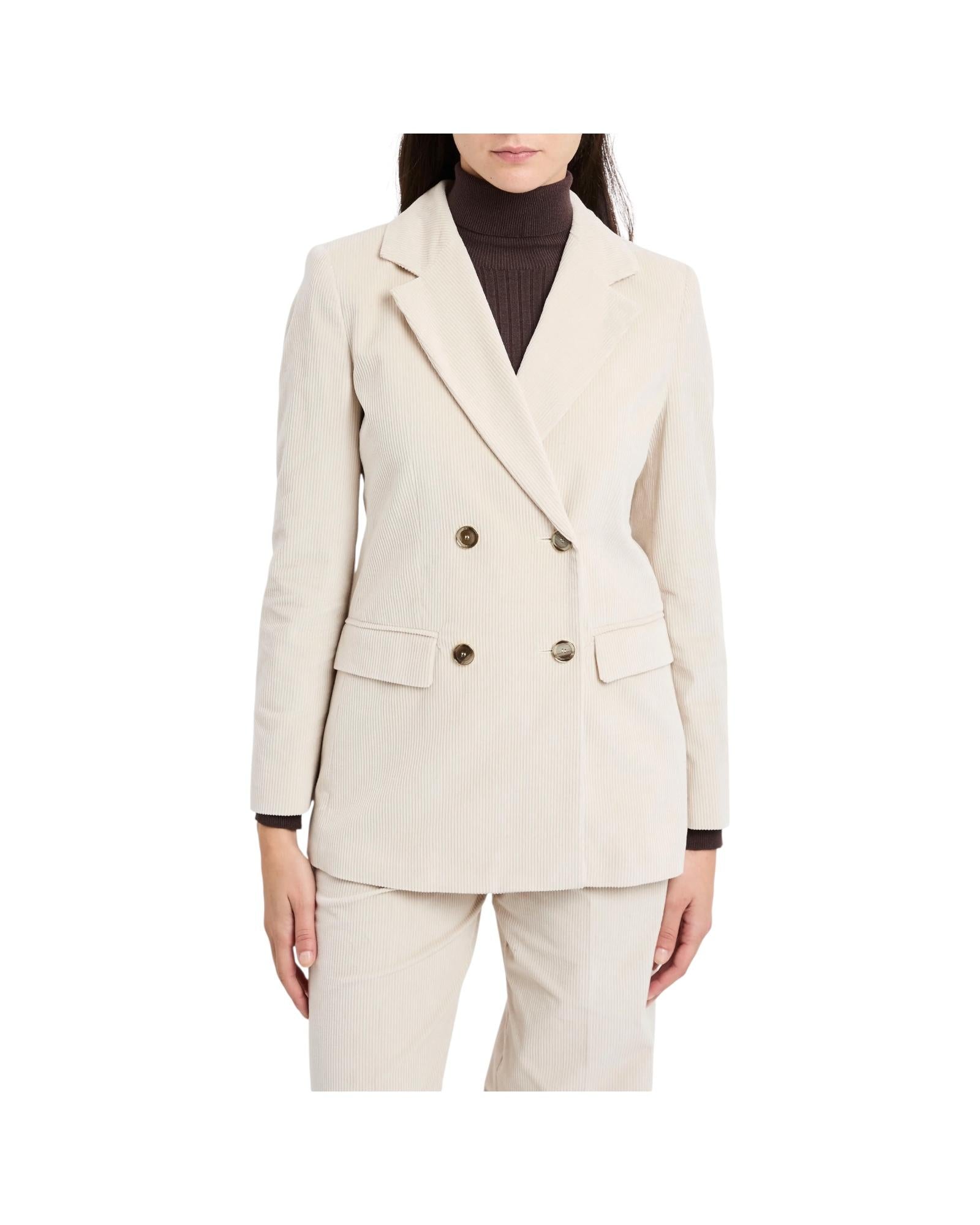 Blazer in velluto Panna VALERY 001 MARELLA 