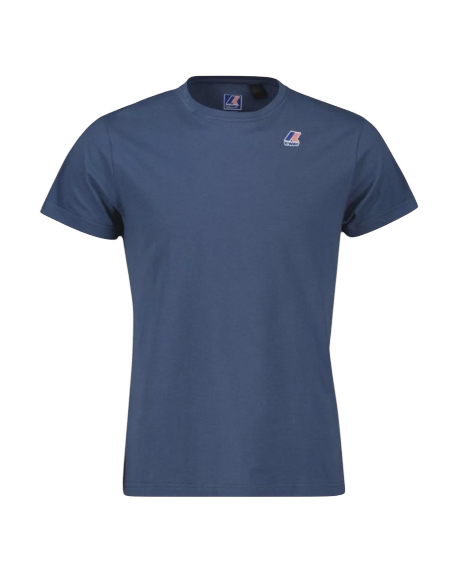 T-shirt Le Vrai Edouard, blue deep cobalt K007JE0 867 K-WAY 