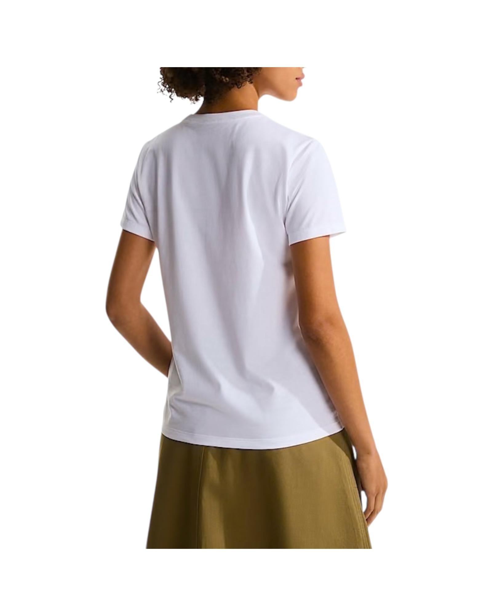 T-shirt evolution simple dome slim White W EVO SD SLIM WHITE THE NORTH FACE 