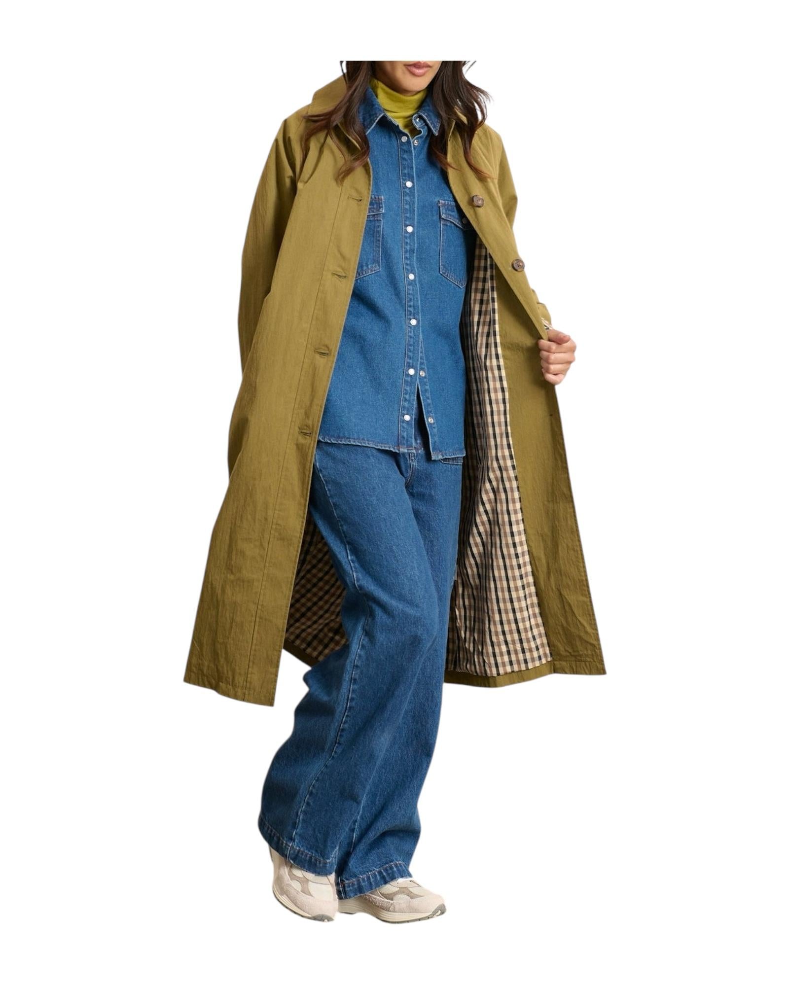 Trench in misto cotone Kakhi 2001 VANCOUVER KAKHI GARANCE PARIS 