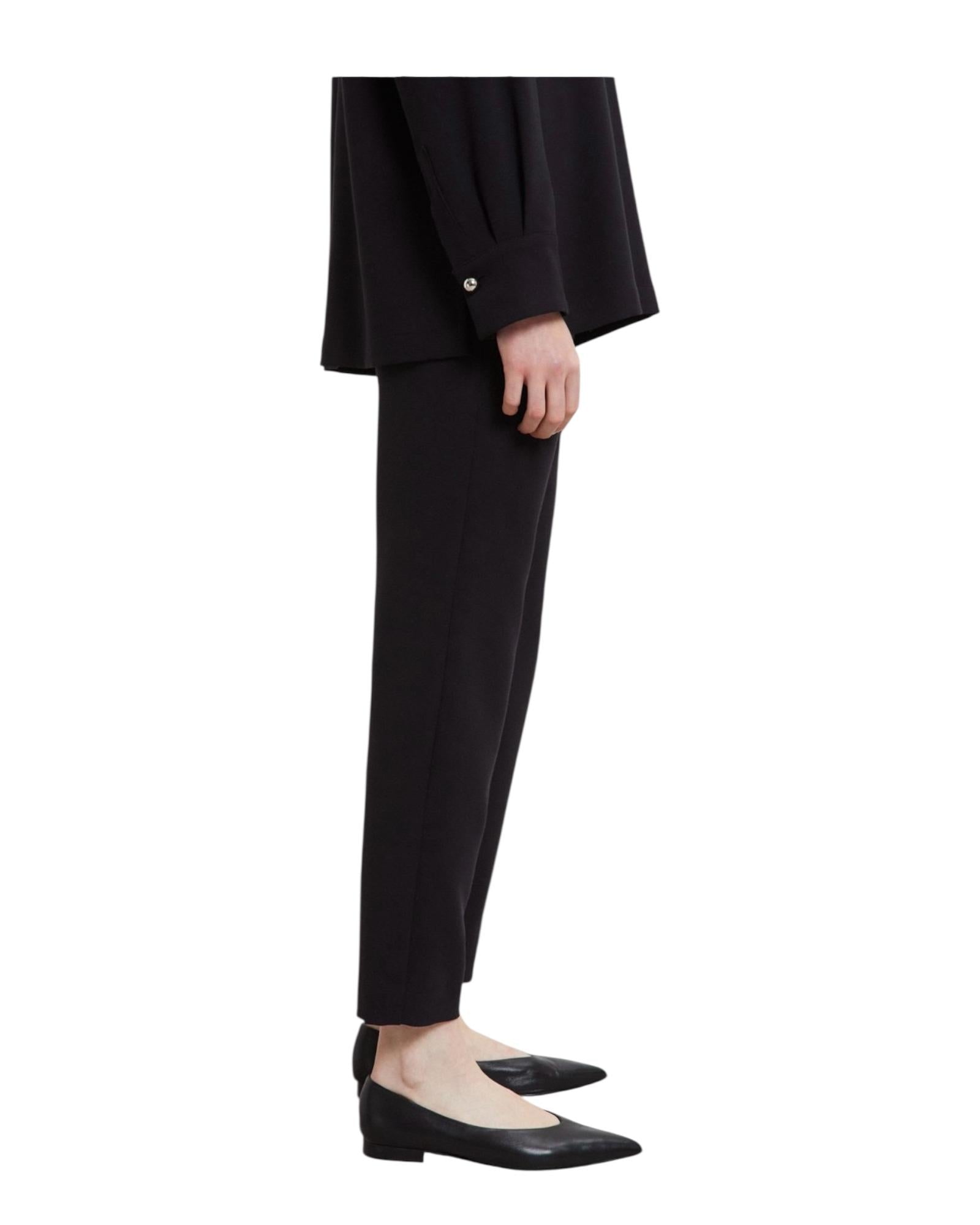 Pantalone alla caviglia Nero LIM DP9613 NERO OTTOD'AME 