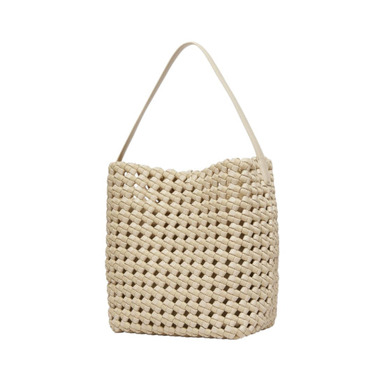 Borsa in tessuto intrecciato Beige BARCA 001 MARELLA 