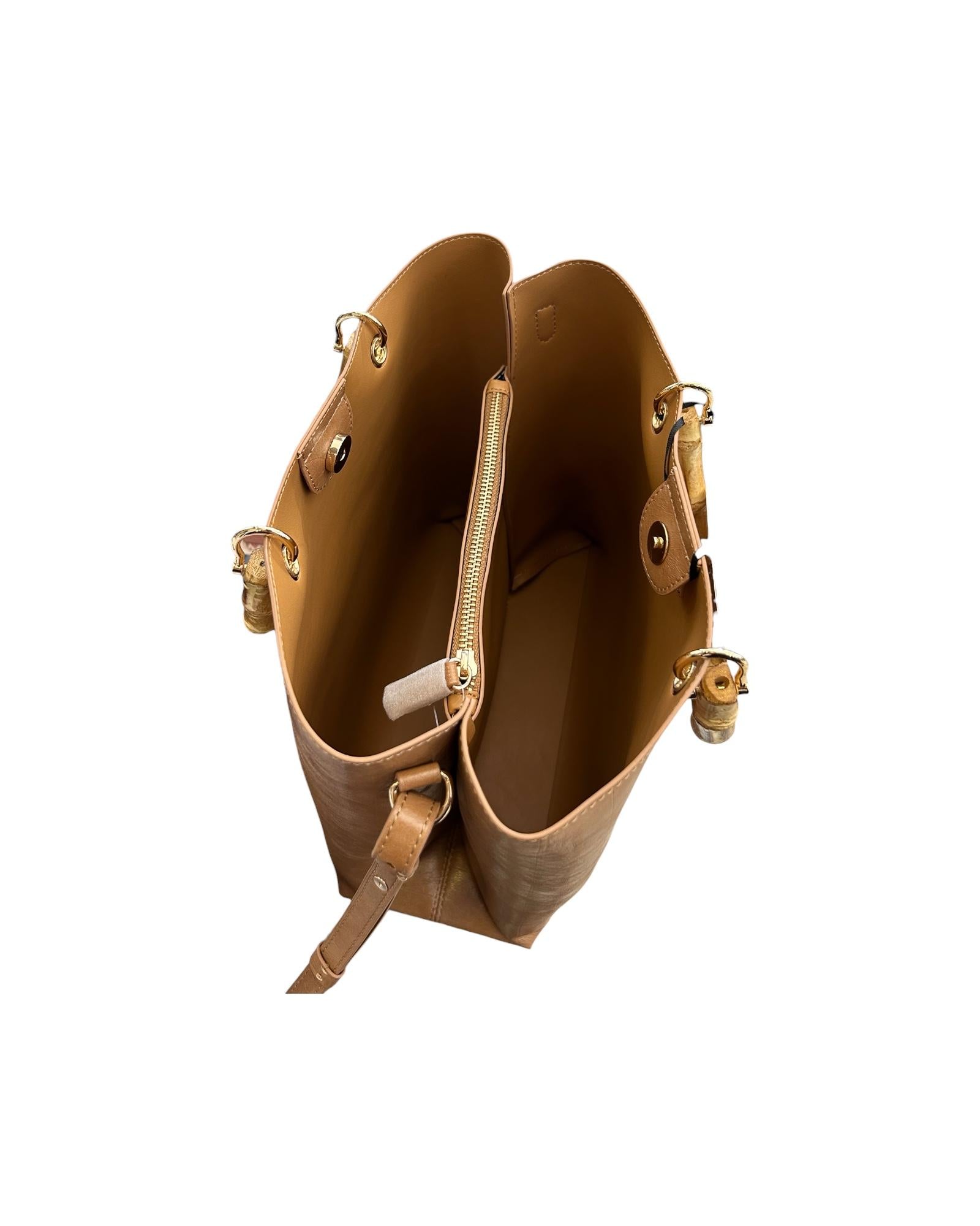 Shopper in tessuto spalmato Cammello EGUALE 002 MARELLA