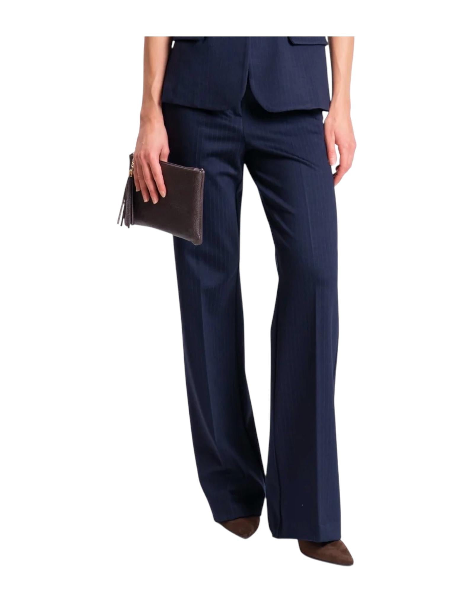 Pantalone Gessato blu TF0264 BLU VICOLO 