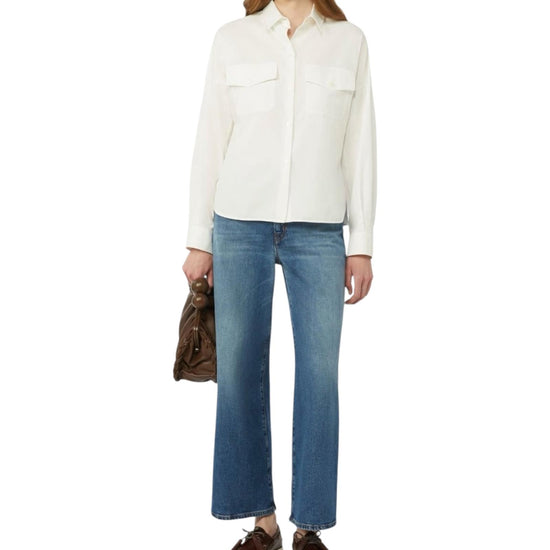 Camicia in oxford di cotone Bianco PESI 001 MAX MARA WEEKEND 