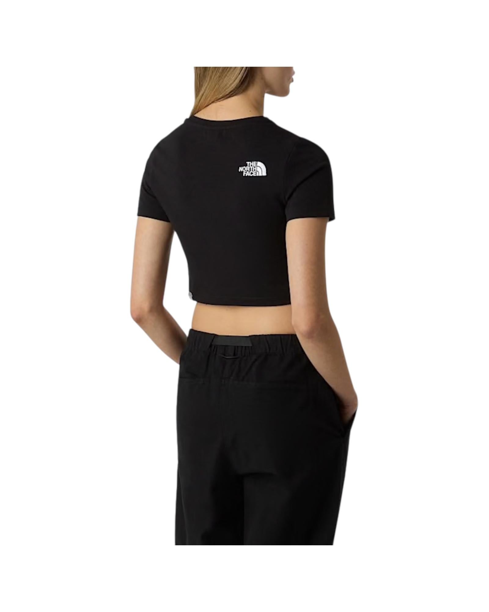 T-shirt corta in vita Black SS TEE T-SHIRT BLACK THE NORTH FACE 