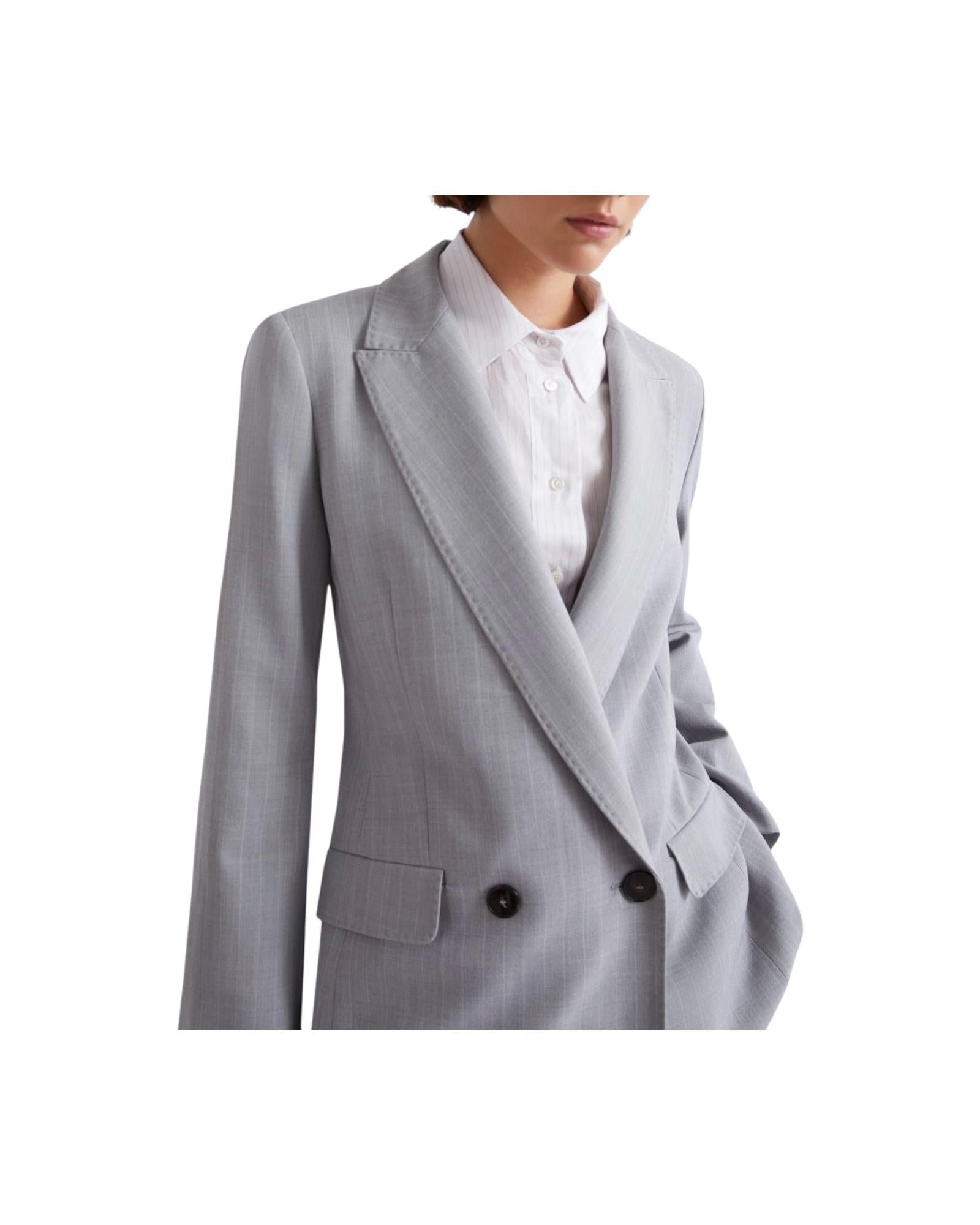 Blazer in tela stretch effetto malfilé CANZONE 001 MARELLA 