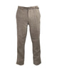 Pantalone misto lino Coffee Brown