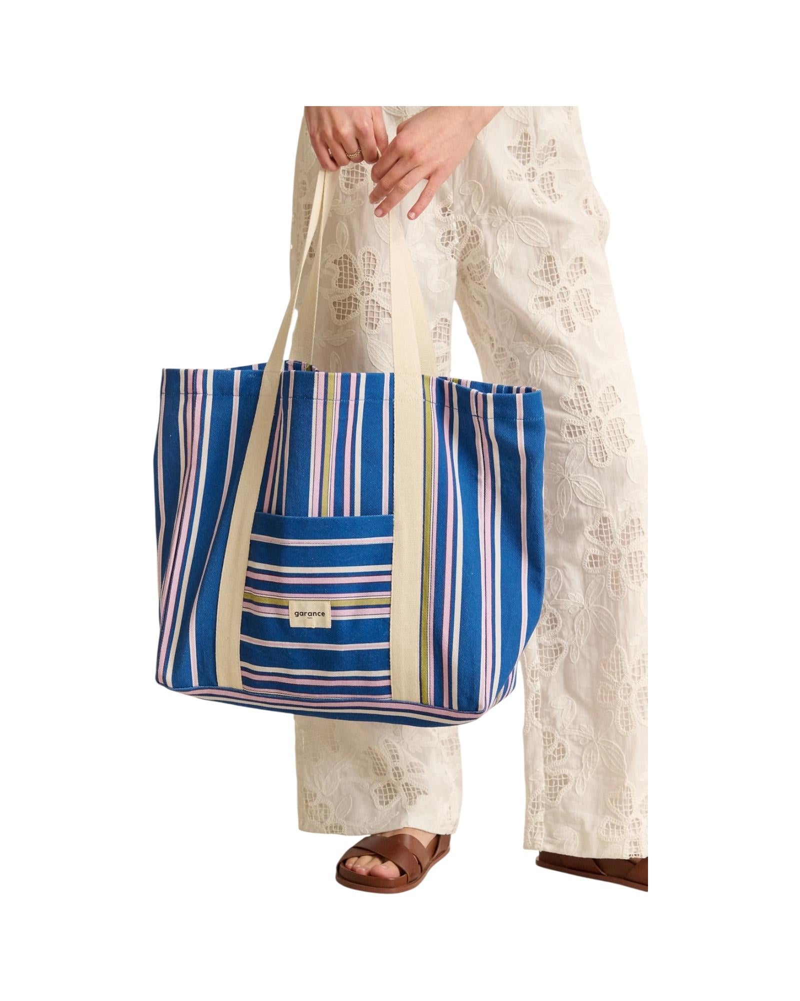 Borsa Tote Charly Blu 2123 CHARLY BLU GARANCE PARIS