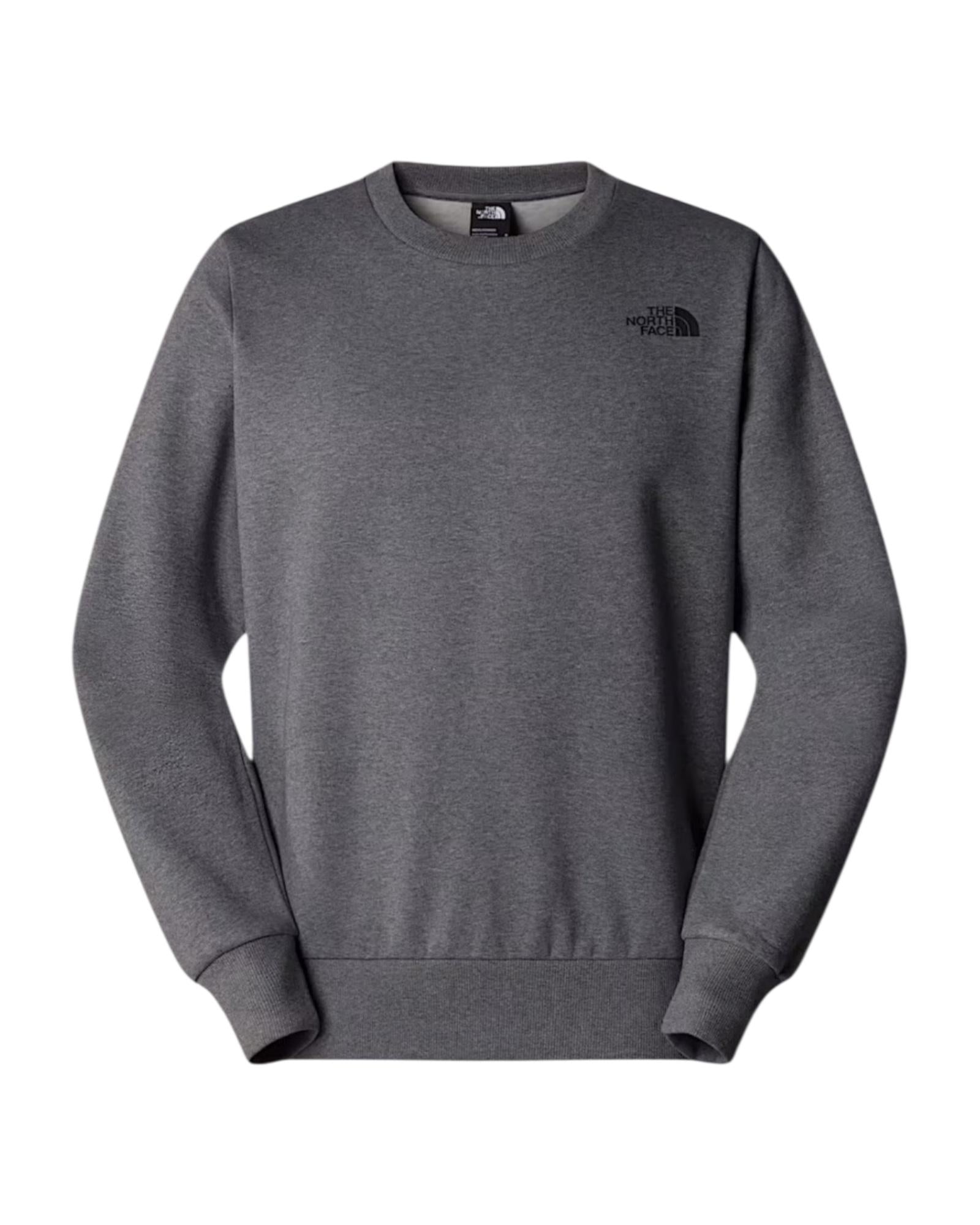 Felpa Simple Dome Medium grey Uomo NF0A89FB MEDIUM GREY HEATHER THE NORTH FACE