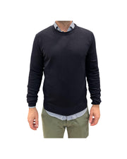 Maglia girocollo Blu