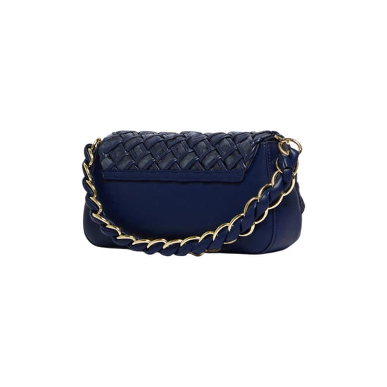 Borsa Le Muse medium con intreccio Blu EMILY 003 MARELLA 