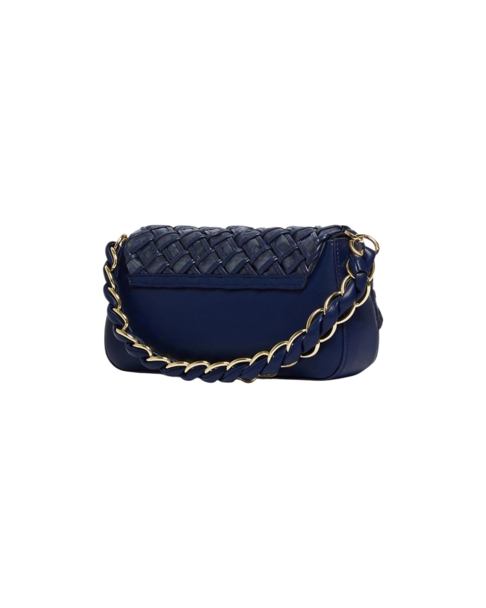 Borsa Le Muse medium con intreccio Blu EMILY 003 MARELLA 