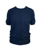 T-shirt filo tinta unita blu