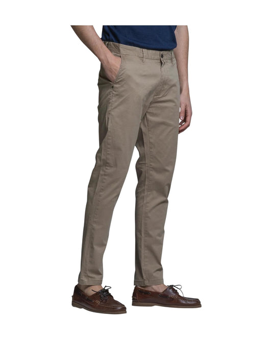 Pantalone Chino in cotone stretch Beige BRYAN GABC51 IMPURE 
