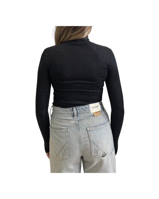 Maglia collo alto e manica lunga Nero ADRIANNA 16 CHS 