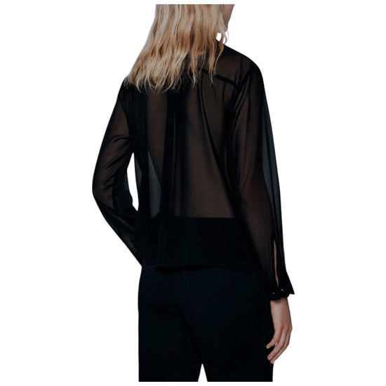 Camicia in georgette Nero ARCA 002 MARELLA 
