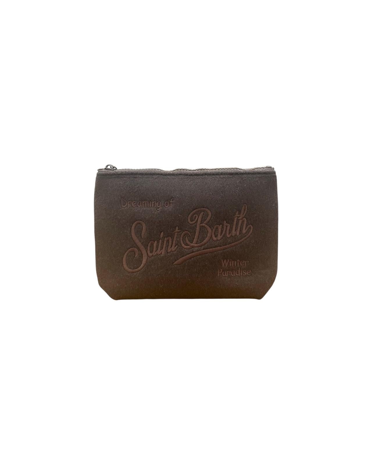 Pochette Aline in lana Testa di moro ALI0028 01042I MC2 SAINT BARTH
