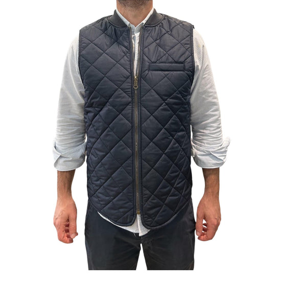 Gilet in lana reversibile Grey W5020 GREY BL'KER 