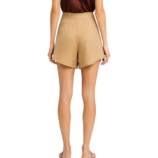 Shorts in viscosa e lino Miele PCB Q064 26 HAVEONE 