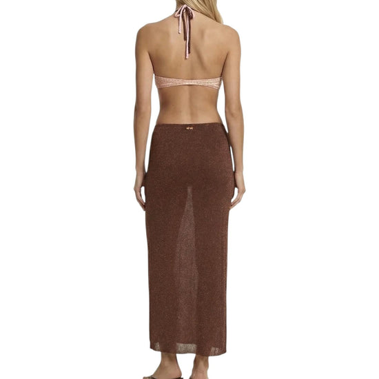 Gonna lunga Donna Marrone SW1148 BROWN F**K 