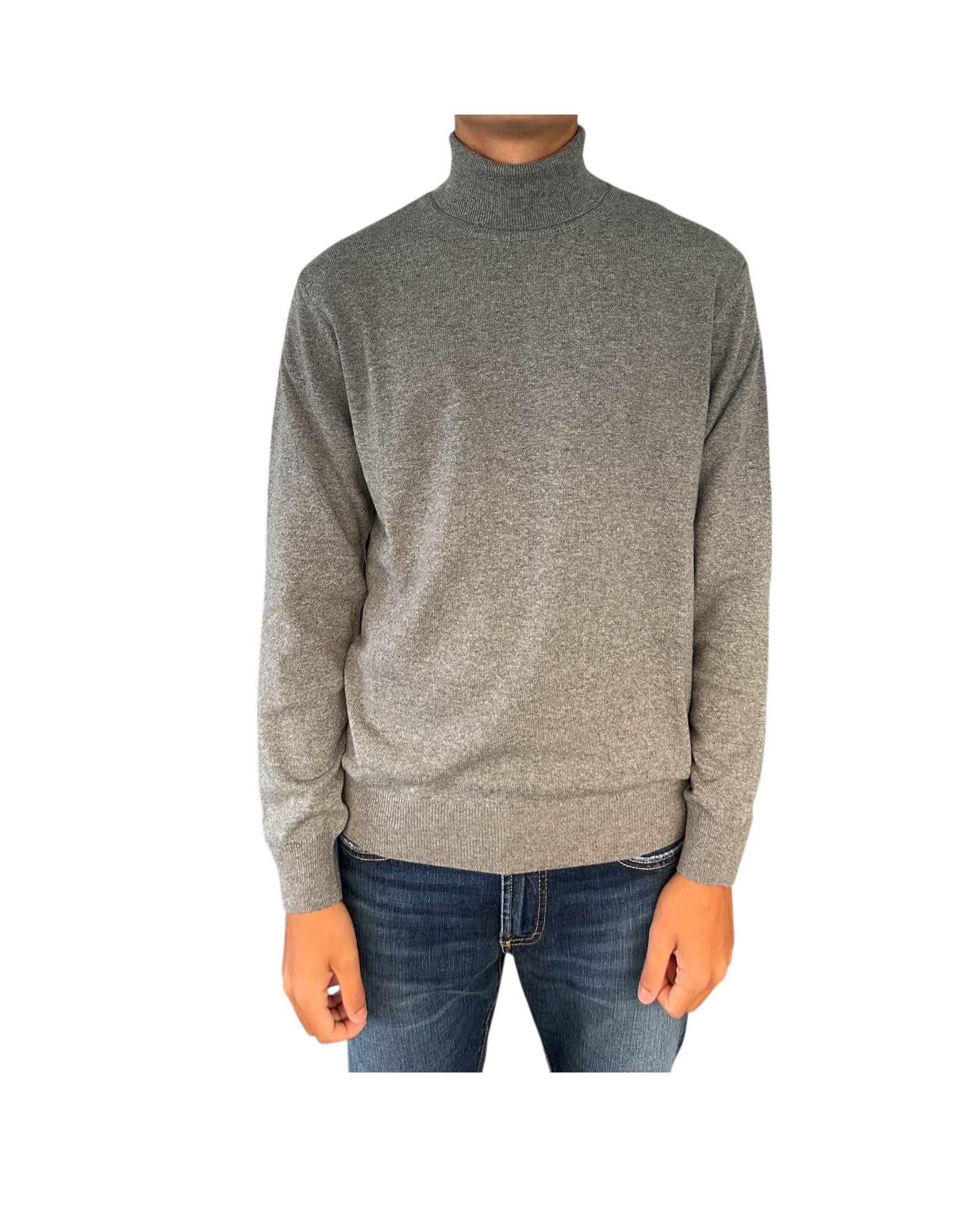 Dolcevita in lana e cashmere Grigio chiaro 00G50155M 242 MONTECHIARO 