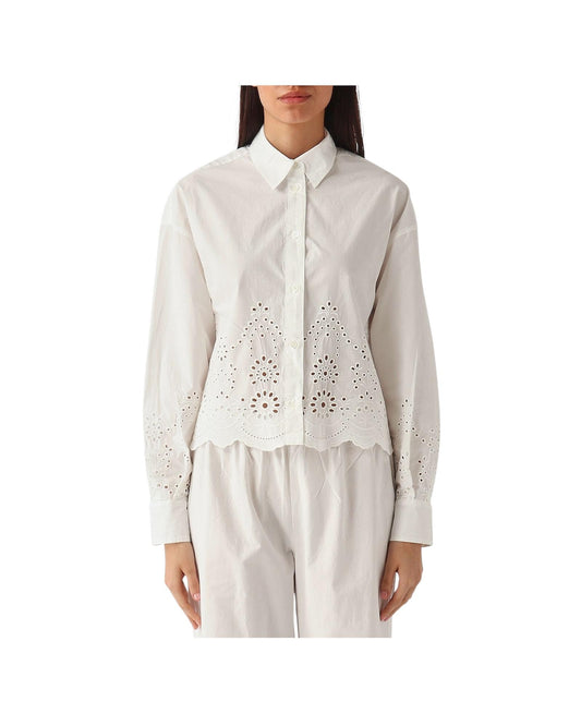 Camicia San Gallo in cotone Bianco ONE0001 01315L MC2 SAINT BARTH 