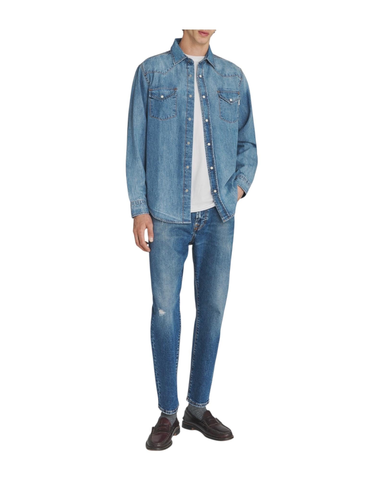 Camicia in denim Kohsamui RRU400CP202866 C0999 ROY ROGER'S 