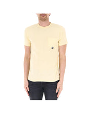 T-Shirt pocket in jersey Light yellow