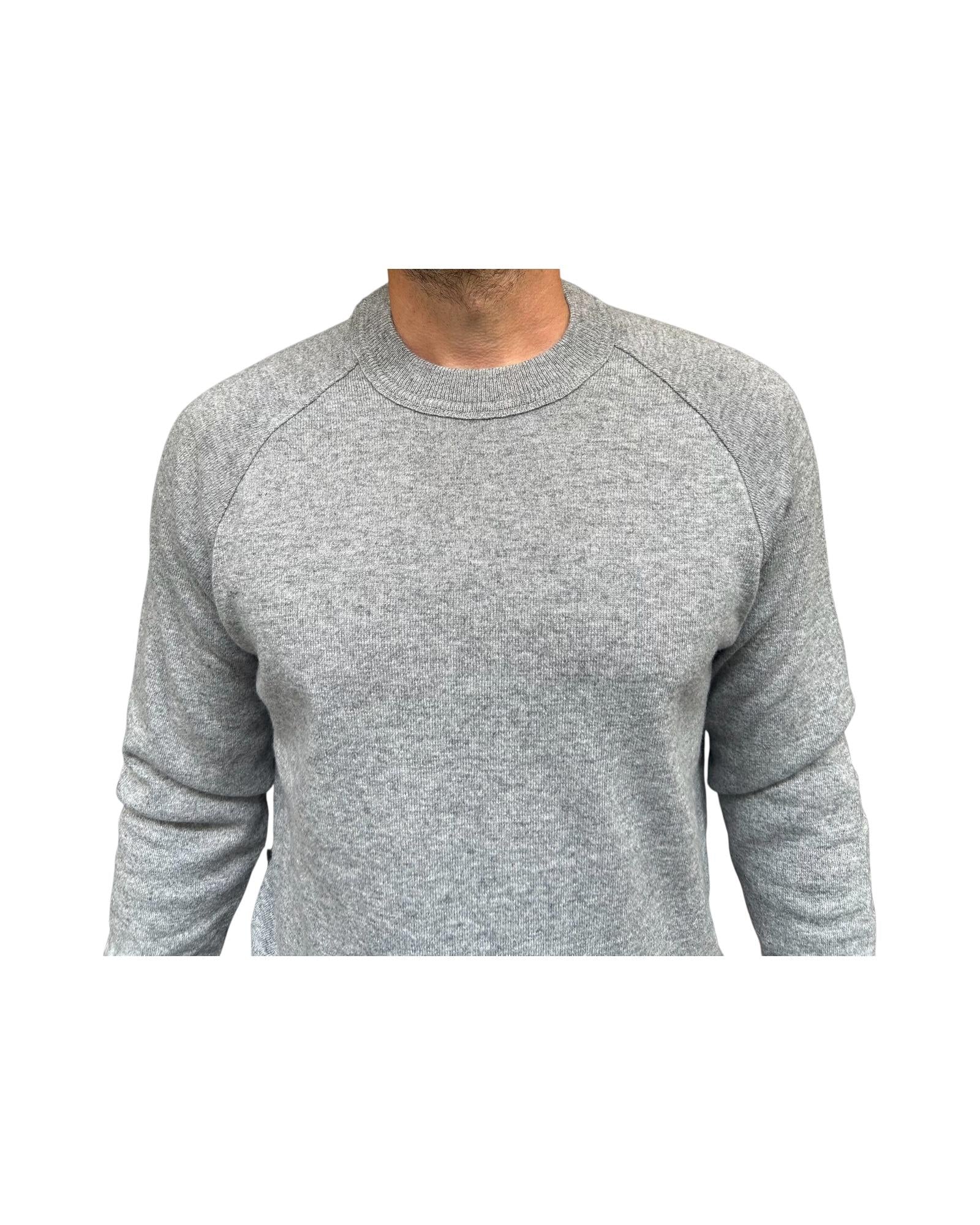 Maglione taglio felpa Mid grey W9009 MID GREY BL'KER 