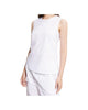 Top in popeline bianco