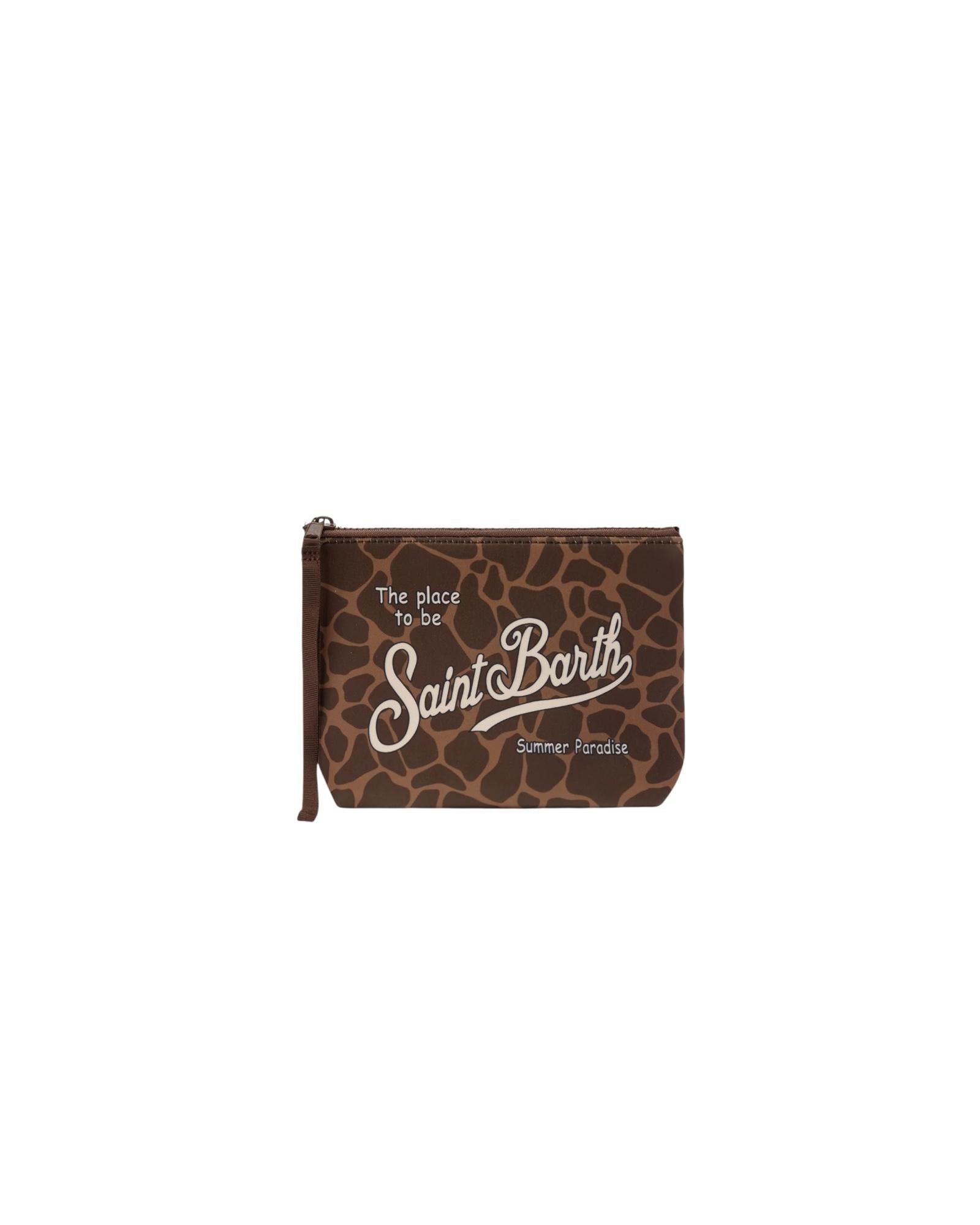 Pochette Aline in scuba con stampa animalier ALIN001 00900L MC2 SAINT BARTH 
