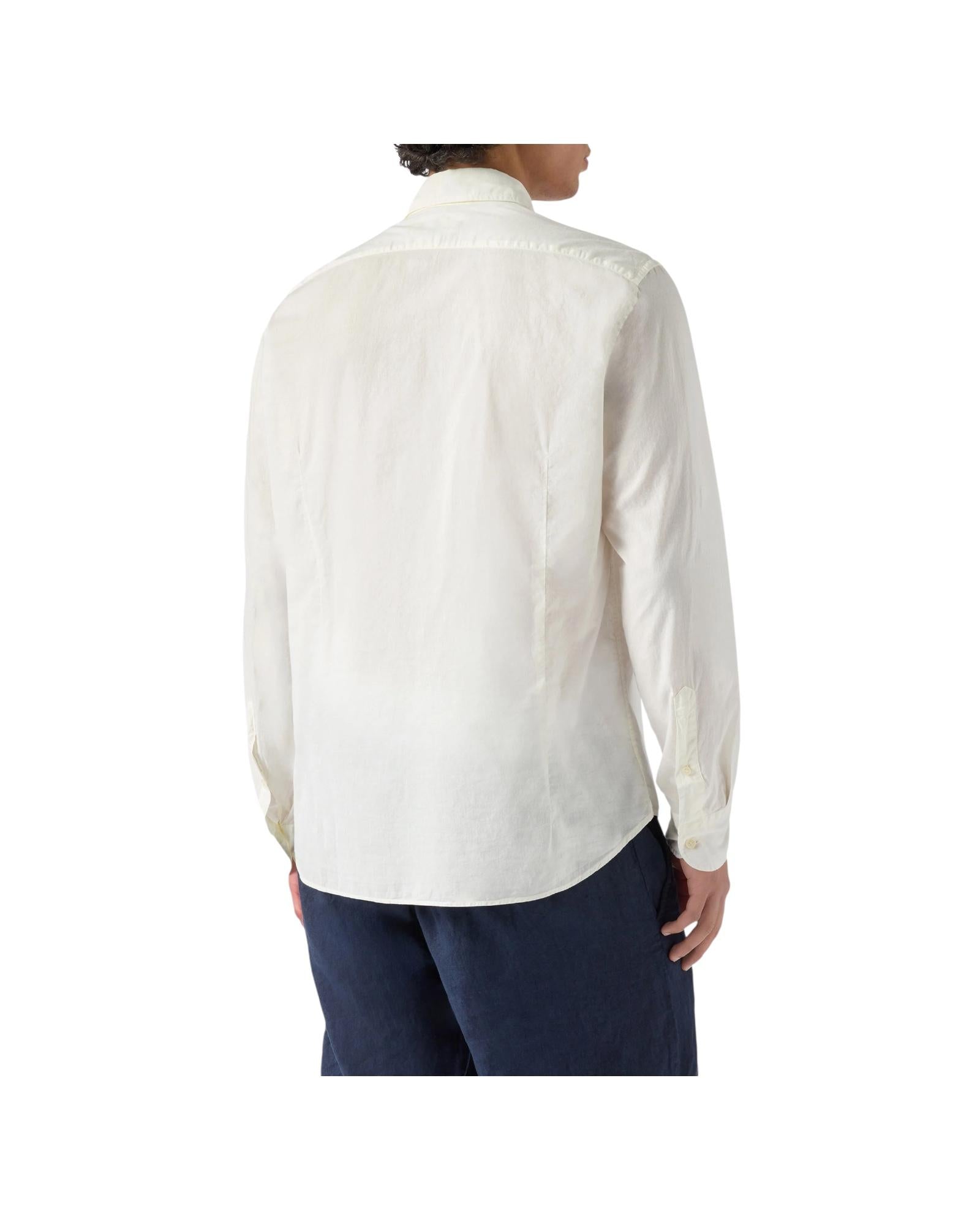 Camicia Chemise in cotone voile Cream LCM0001 00095L MC2 SAINT BARTH 