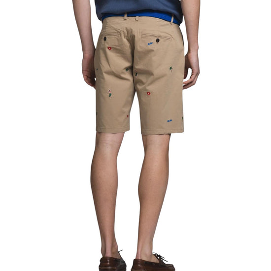 Bermuda Beige con ricamo all over REYALOHA GABC51 IMPURE 