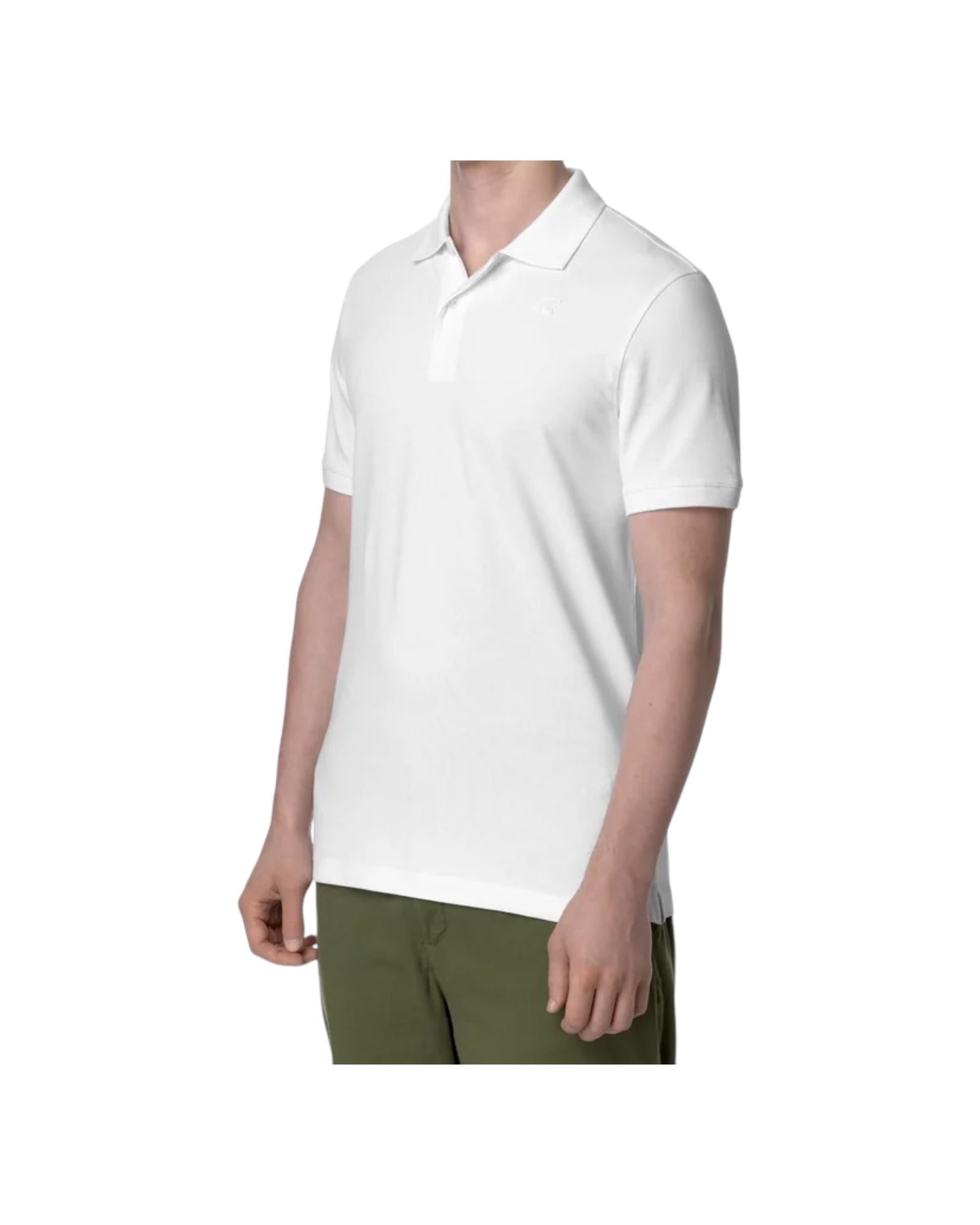 Polo piquet White K5127BW 001 K-WAY 