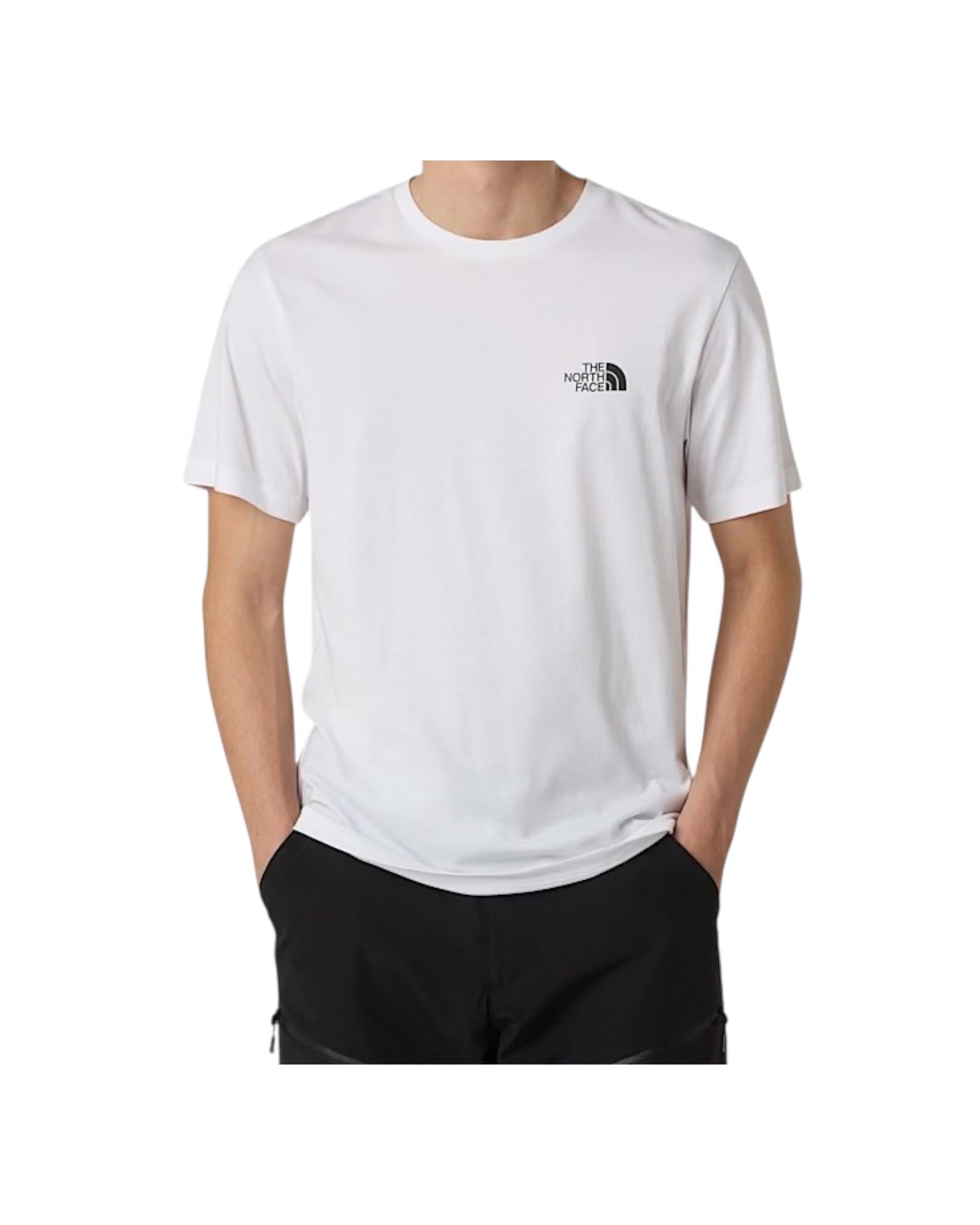 T-shirt Simple Dome White NF0A87NG WHITE THE NORTH FACE