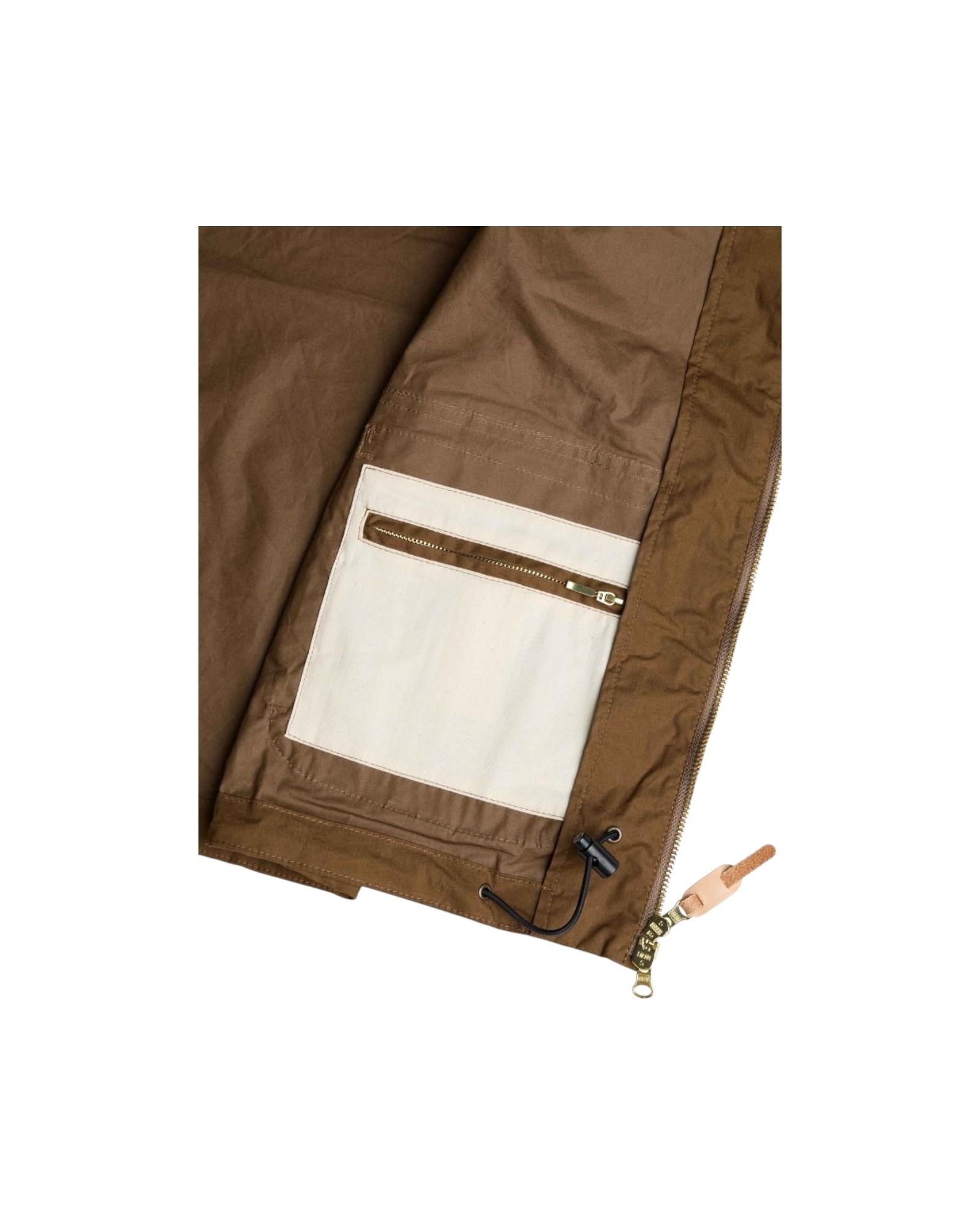 Blazer Coat with Hood Dark tan 6006CE DARK TAN MANIFATTURA CECCARELLI 