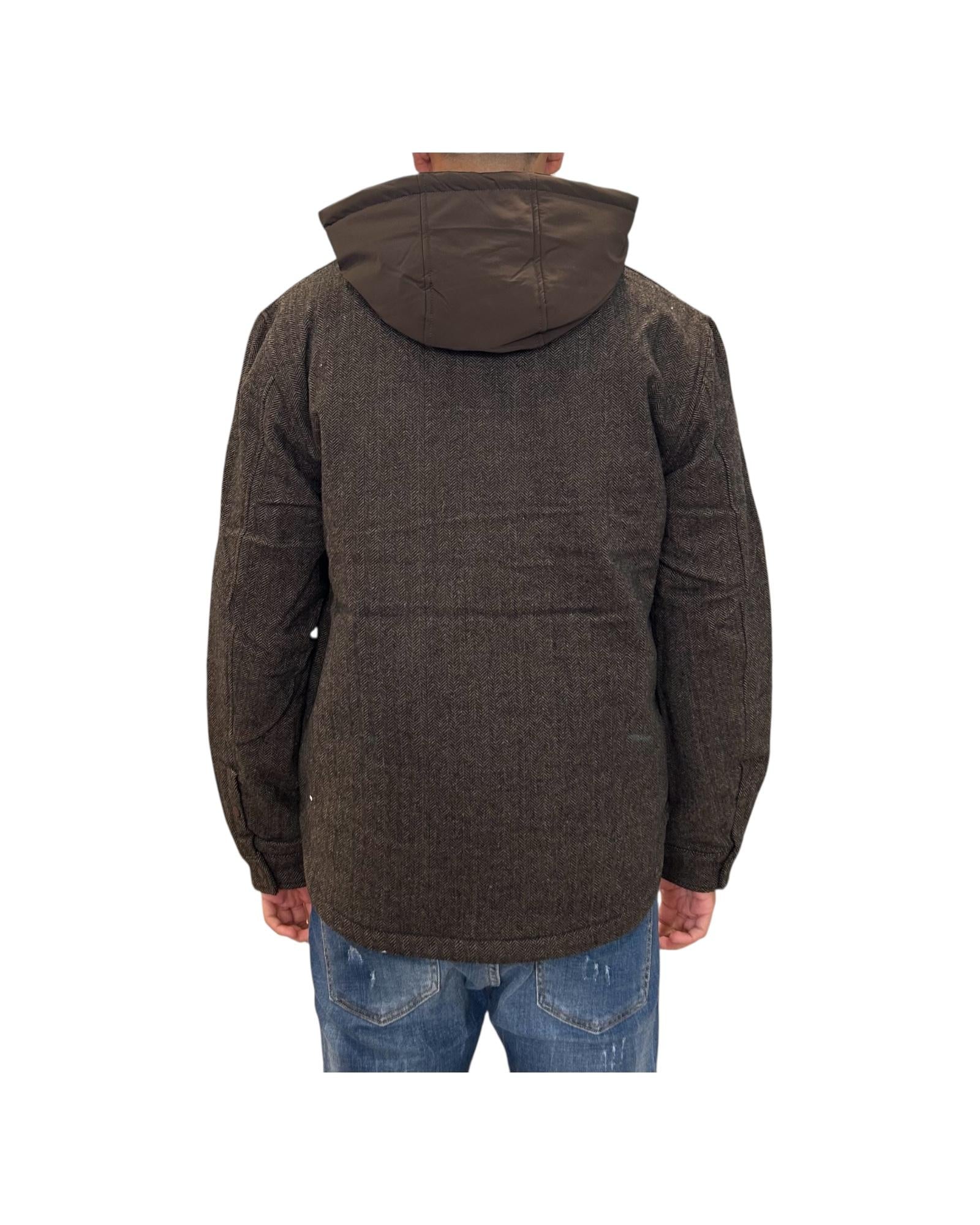 Giacca imbottita Earth brown AU26W07JK FLA962 EARTH BROWN Alley docks 