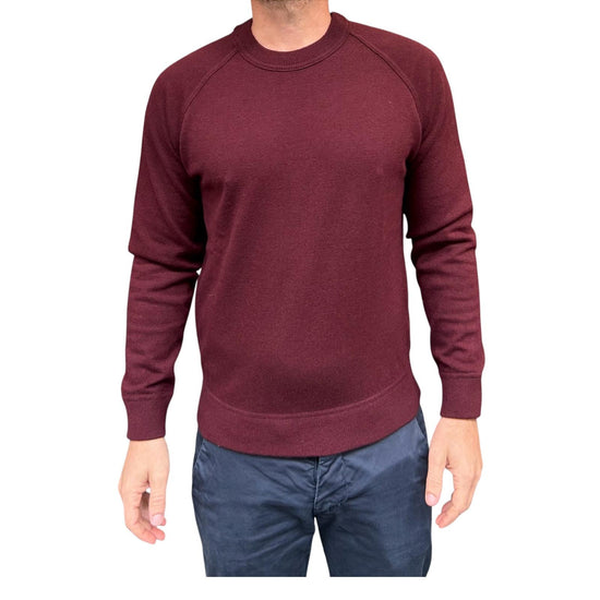 Maglione taglio felpa Burgundy W9009 BURGUNDY BL'KER 