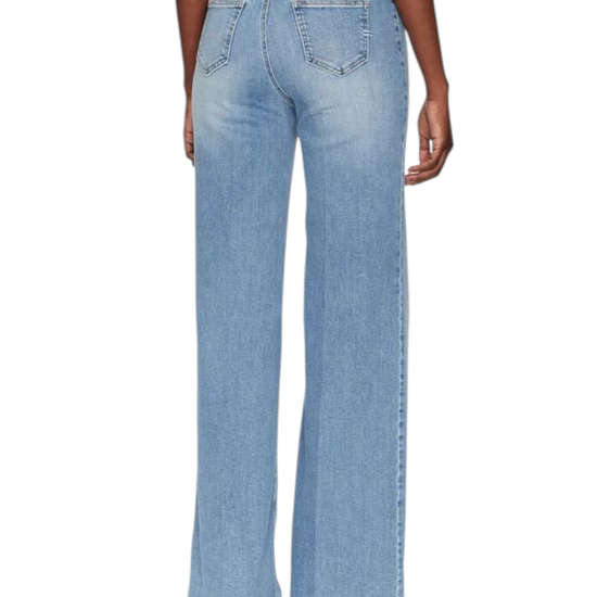 Jeans Judith con bottoni, blu chiaro. DD5079 DENIM CHIARO VICOLO 