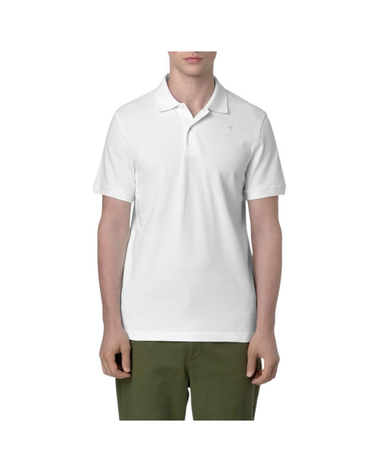 Polo piquet White K5127BW 001 K-WAY 