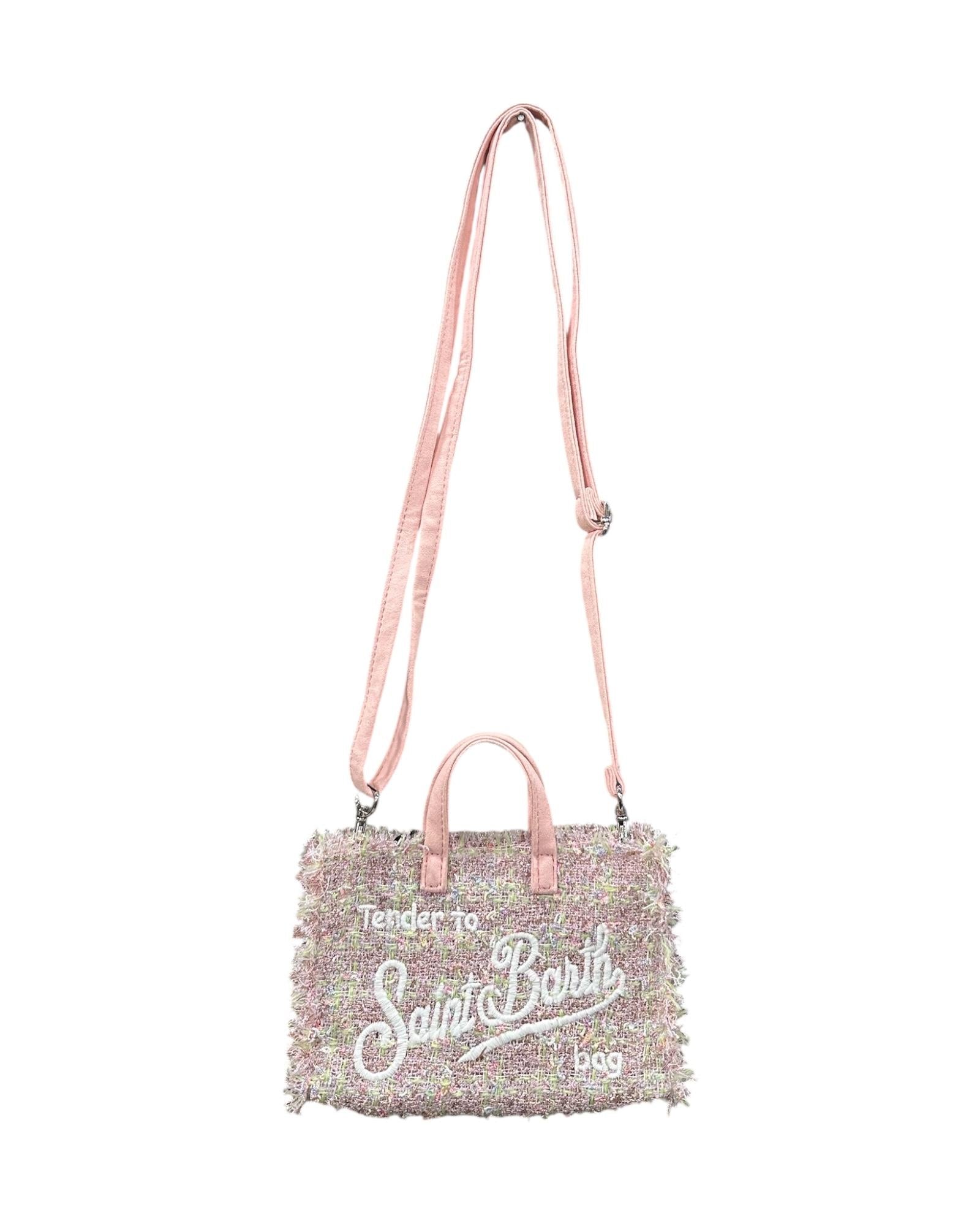 Phone Bag Tweed lurex Rosa PHONE007 00267I MC2 SAINT BARTH 